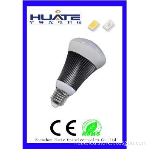 9W LED Bulbs With CE ROHS Dimmable Epistars LEDs 2700K-3200K